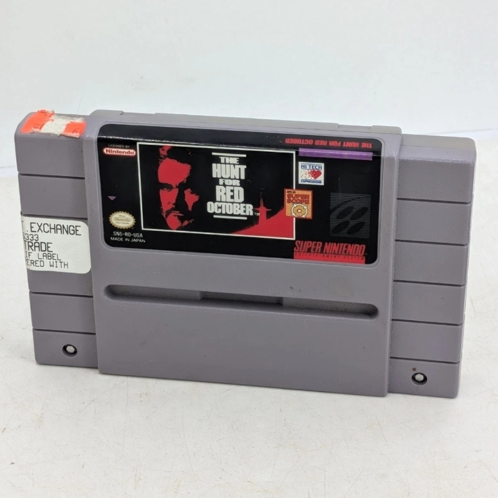 The Hunt For Red October / Super Nintendo SNES / Authentic / Tested Good